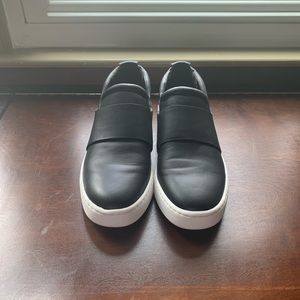 Via Spiga slip on black sneaker
